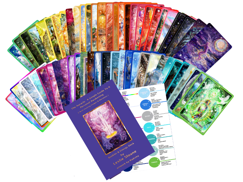 The Auracle Healing Cards Complete Book & Card Set