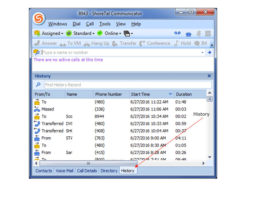 Stacy’s Tip of the Week 7.1.16 ShoreTel: Call History – AURELIUS SOLUTIONS