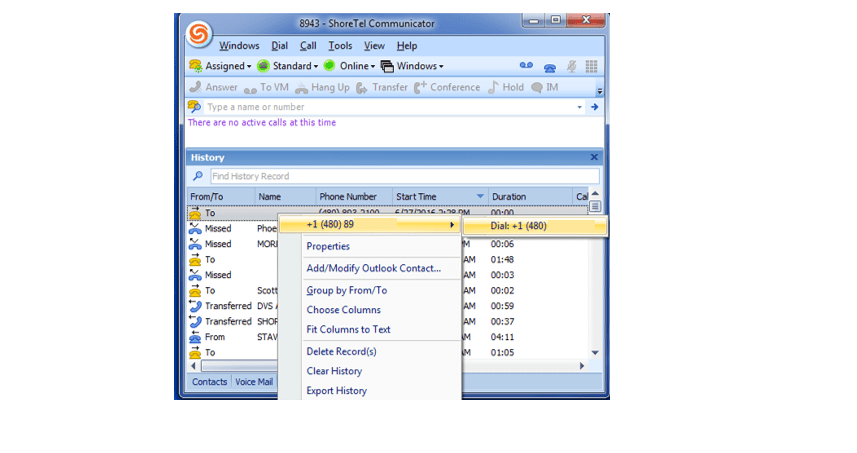 Stacy’s Tip of the Week 7.1.16 ShoreTel: Call History – AURELIUS SOLUTIONS
