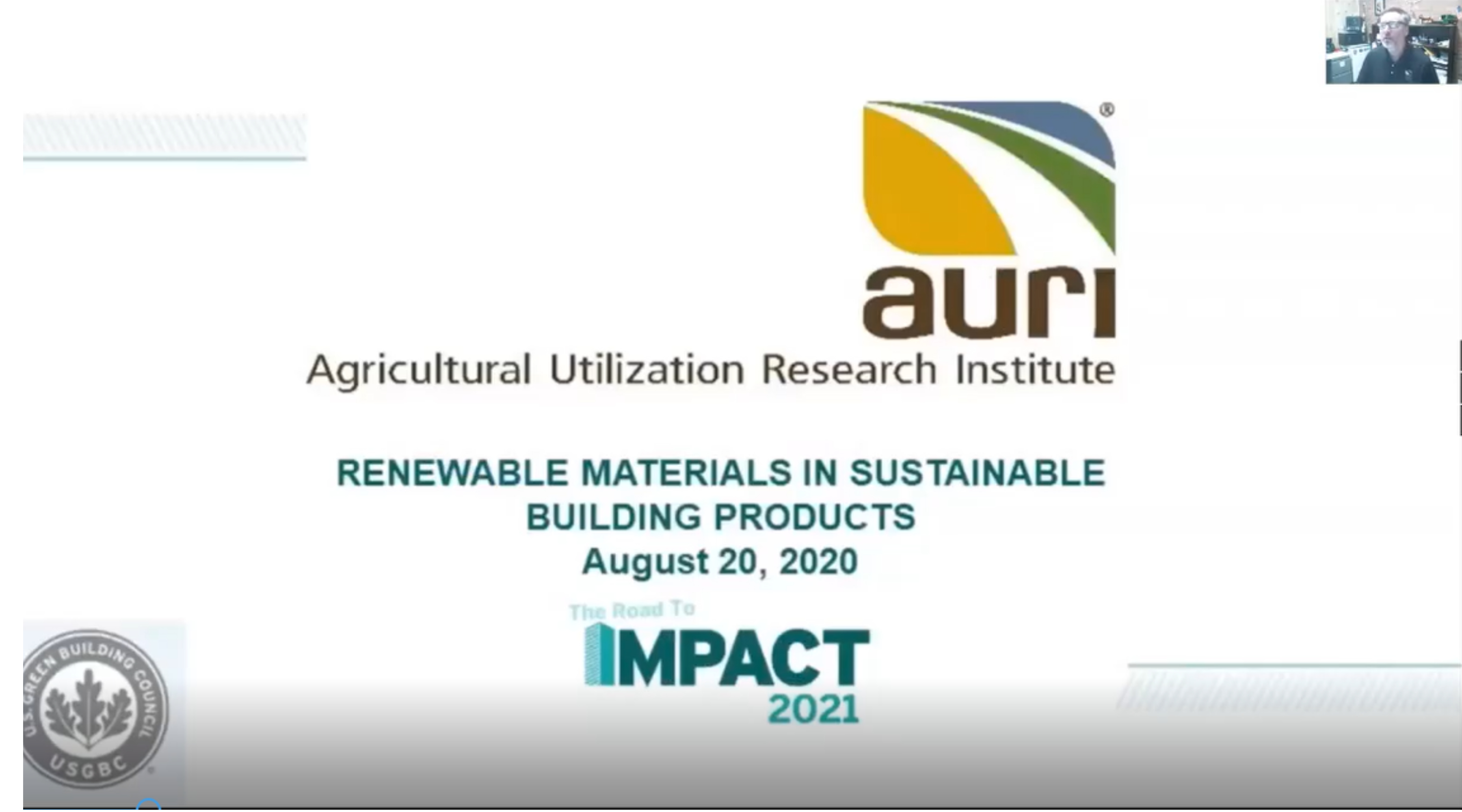 Renewable Materials in Sustainable Building Products AURI