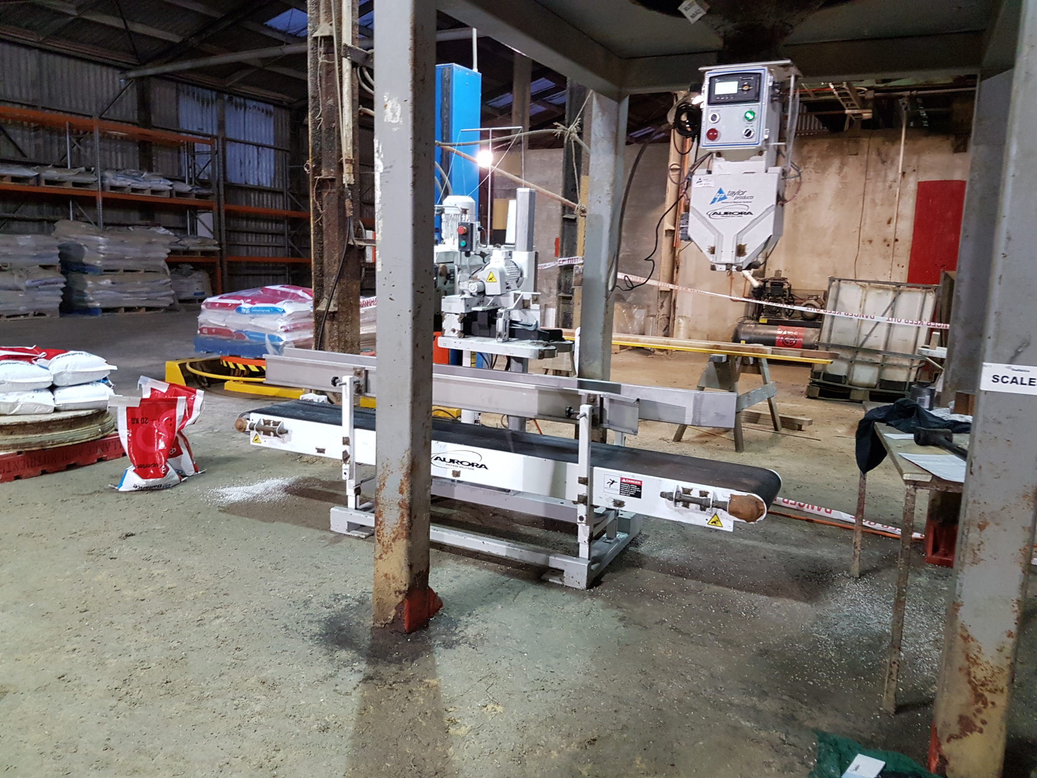 TE100 Gross Weight Bag Filling Scale Aurora