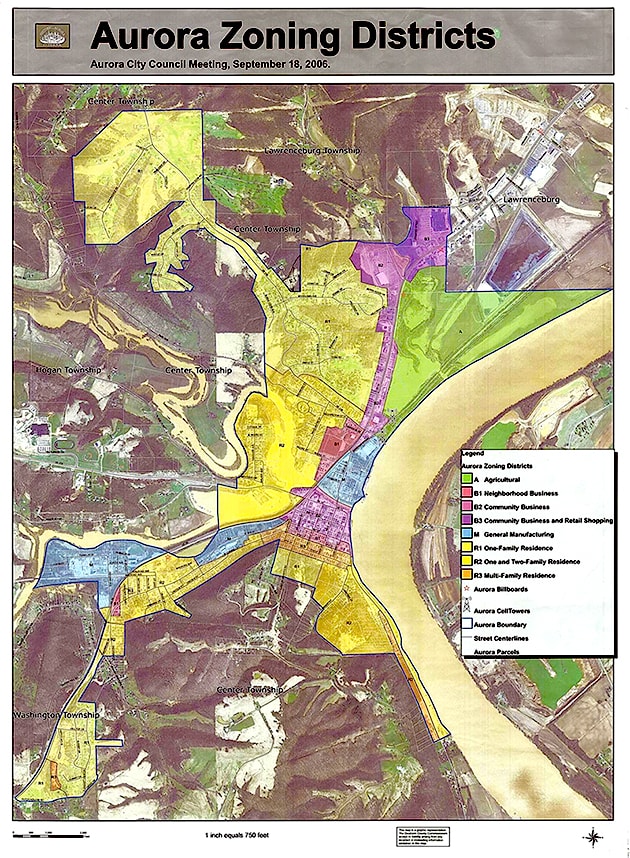 Aurora Zoning Map City of Aurora
