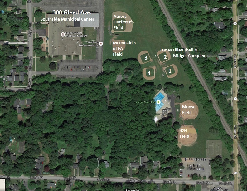 Town of Aurora Parks & Recreation, New York State Facility Area Details