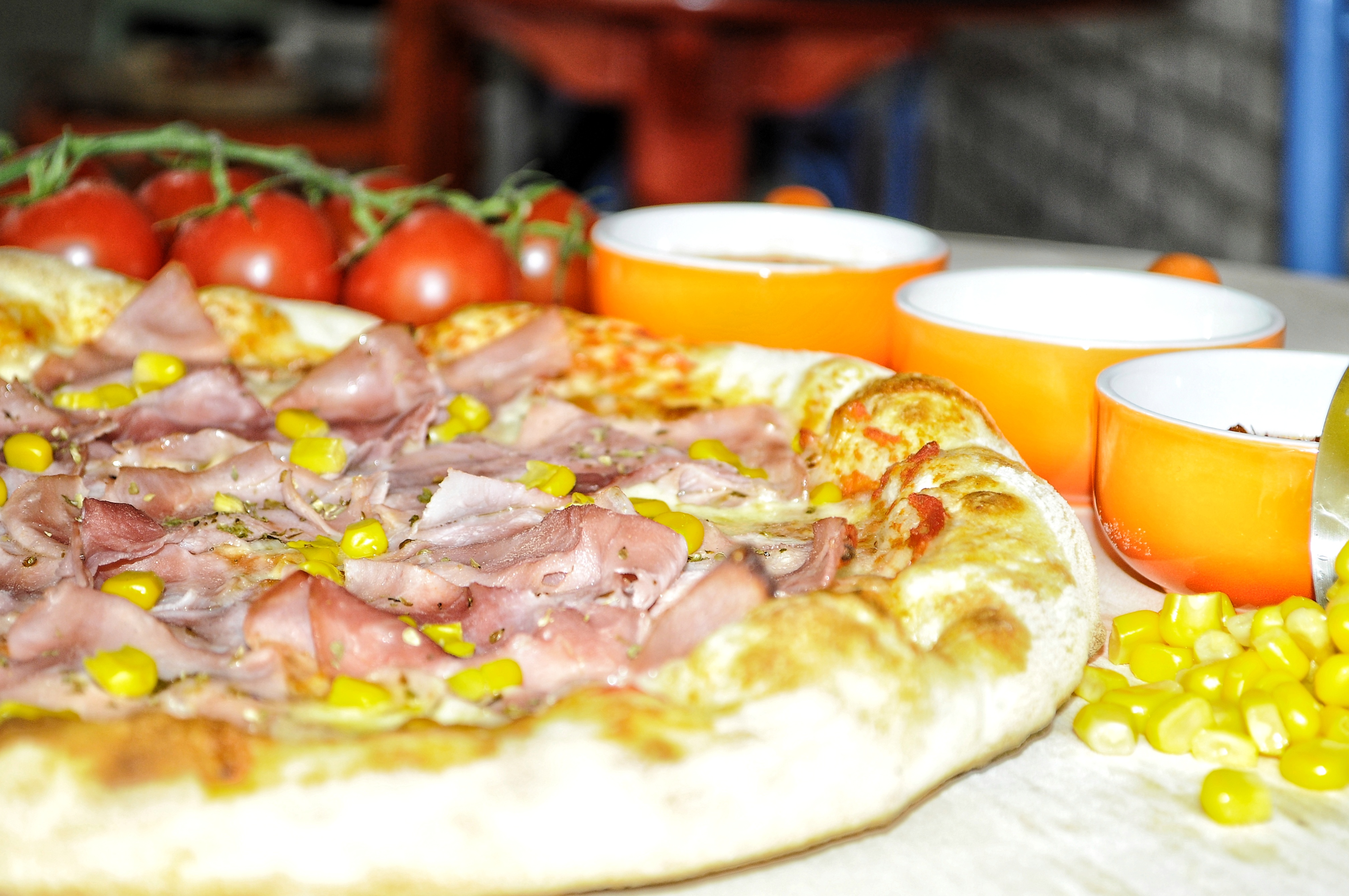 Pizza Stracchino E Prosciutto Cotto