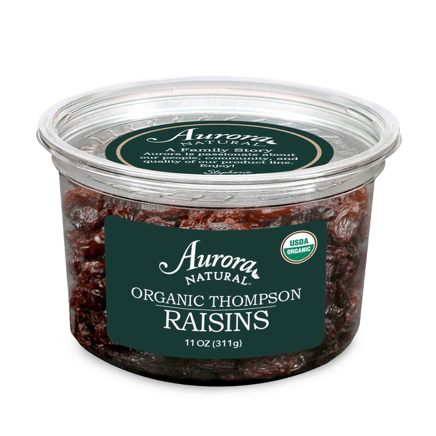 Organic Raisins Thompson Aurora Natural