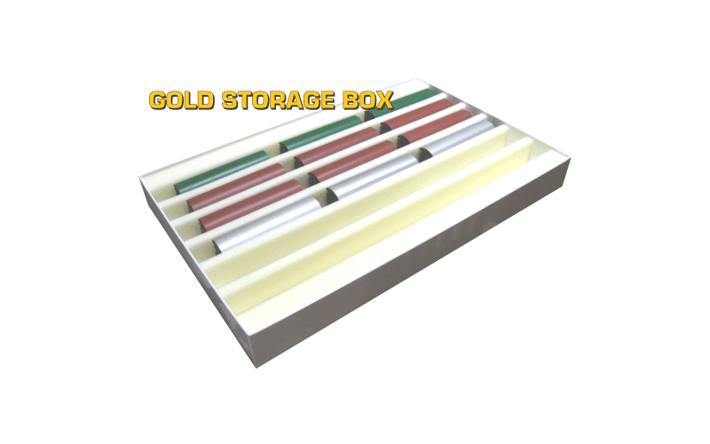 Auscision, Gold Storage Box (Horizontal Liners), HO Scale Aurora Trains