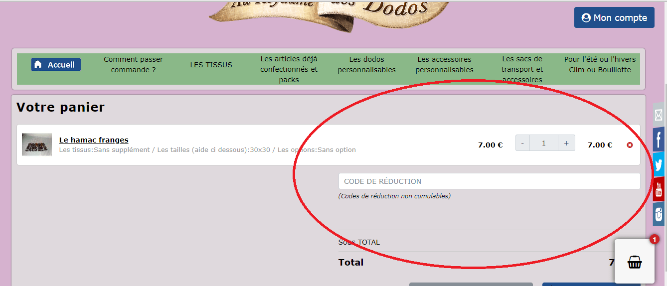 FAQ Comment utiliser mon code promotion ou un avoir