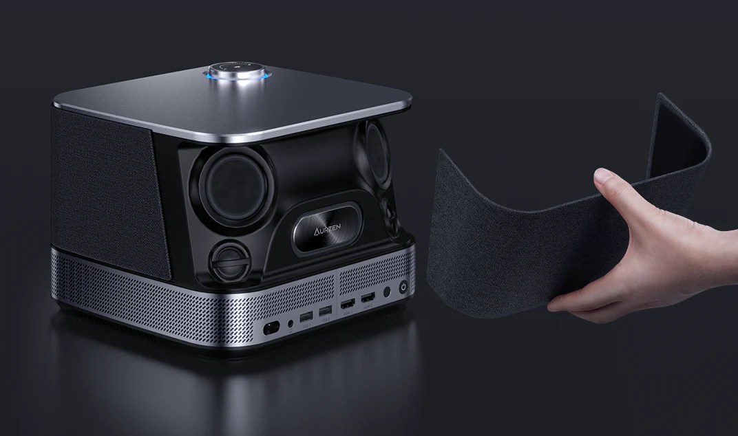BOOM 3 Black Projector | Home Theater Native 1080P Projector | Portable