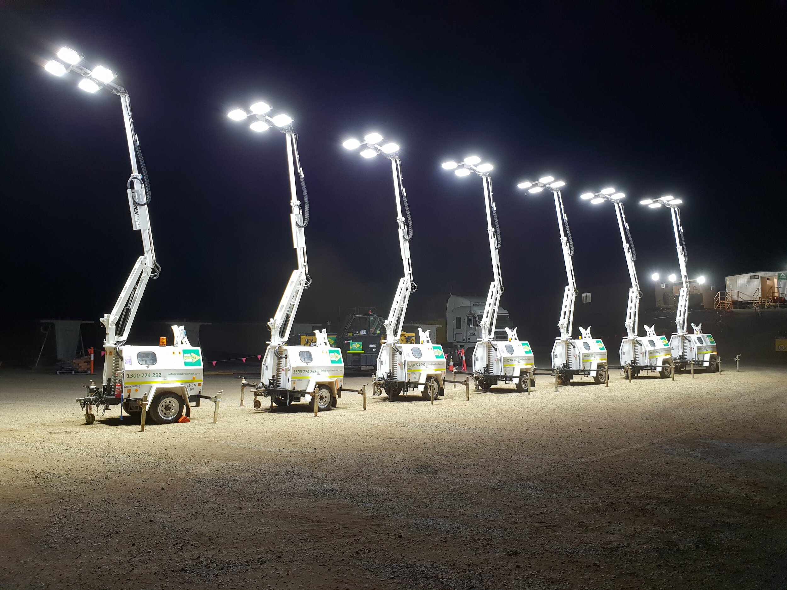 LED Lighting Tower Hire AusDirect Hire Group