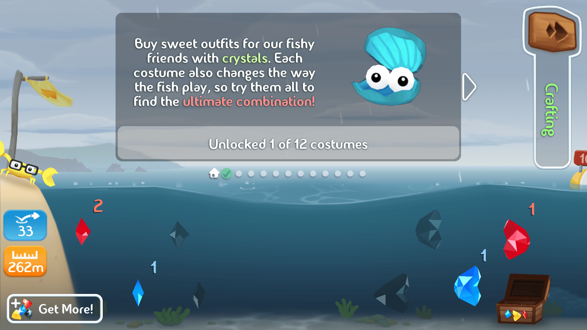 Play this Halfbrick's Fish out of Water Ausdroid