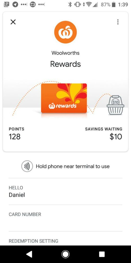PSA Add your Woolworths Rewards card to your Google Pay digital wallet Ausdroid