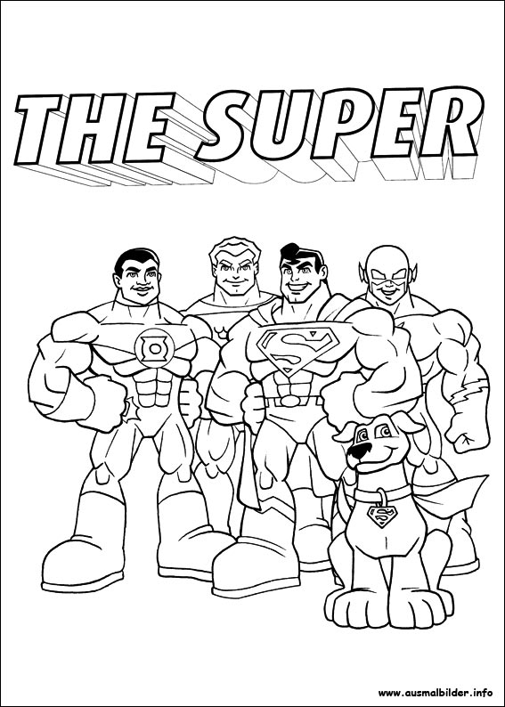 DC Comics malvorlagen