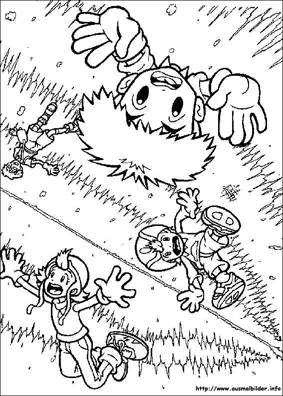 Digimon malvorlagen