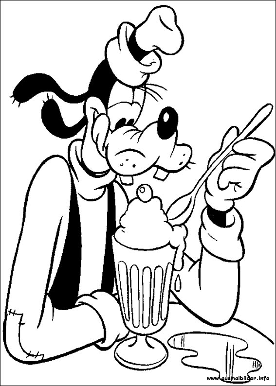 Goofy malvorlagen