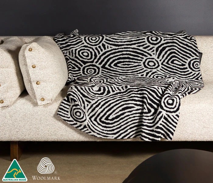 Woollen Throw Auspire Australia Day Council of Western Australia.