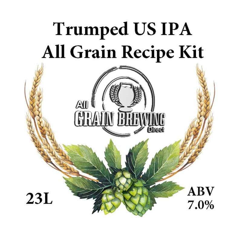 Trumped Up US IPA All Grain Recipe Kit 23L FREE FREIGHT Australia Wide » Aussie Brewmakers
