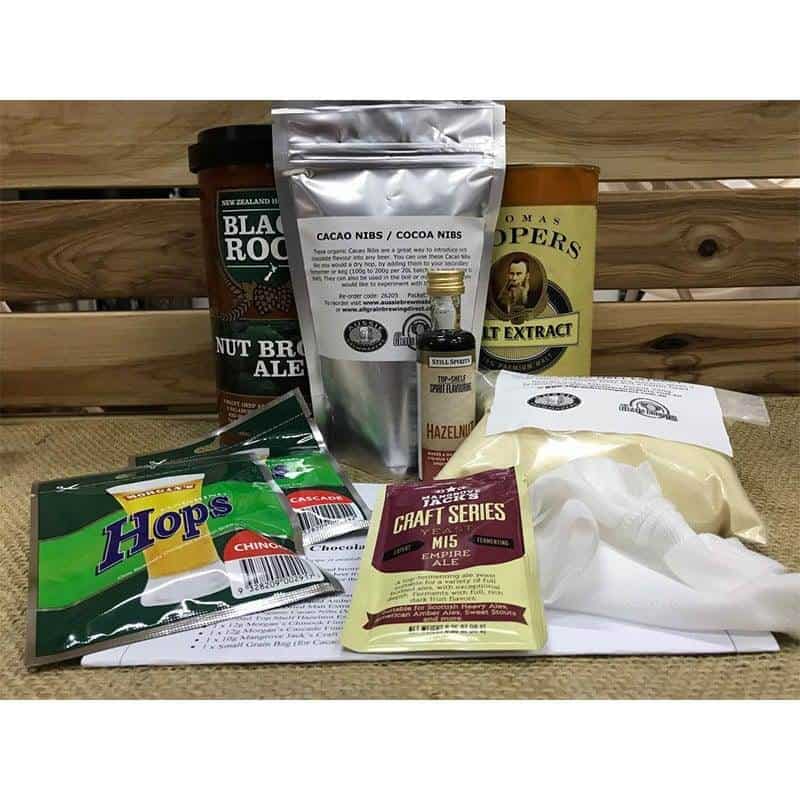 Hazelnut Chocolate Brown Ale Recipe Kit » Aussie Brewmakers