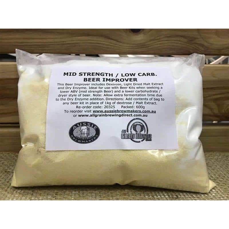 Mid Strength / Low Carb. Beer Improver 600g » Aussie Brewmakers