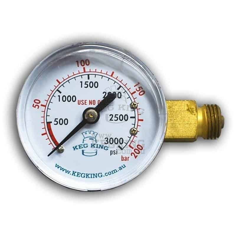 High Pressure Gauge 03000psi » Aussie Brewmakers