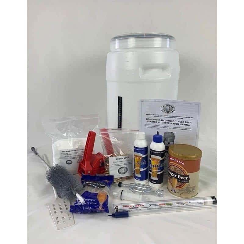 Home Brew Ginger Beer Starter Kit Deluxe FREE FREIGHT Australia