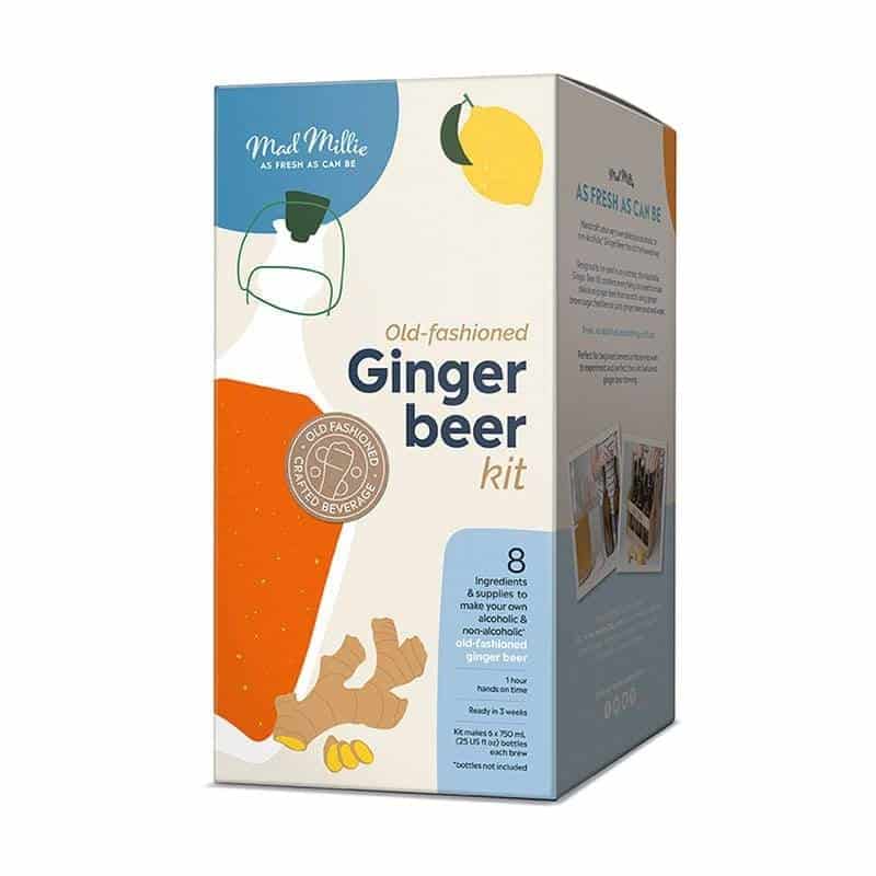 Mad Millie Old Fashioned Ginger Beer Kit » Aussie Brewmakers