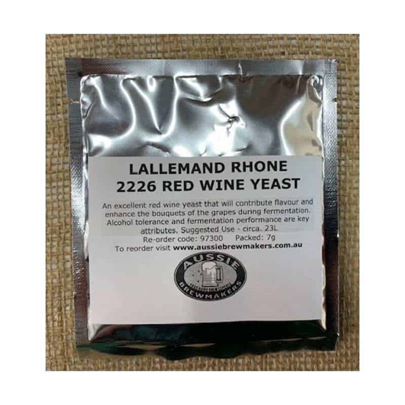 Lallemand Rhone 2226 Red Wine Yeast 7g » Aussie Brewmakers