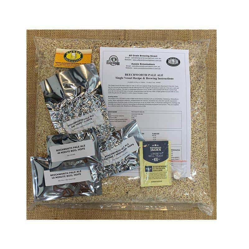 Beechworth Pale Ale All Grain Recipe Kit 23L » Aussie Brewmakers