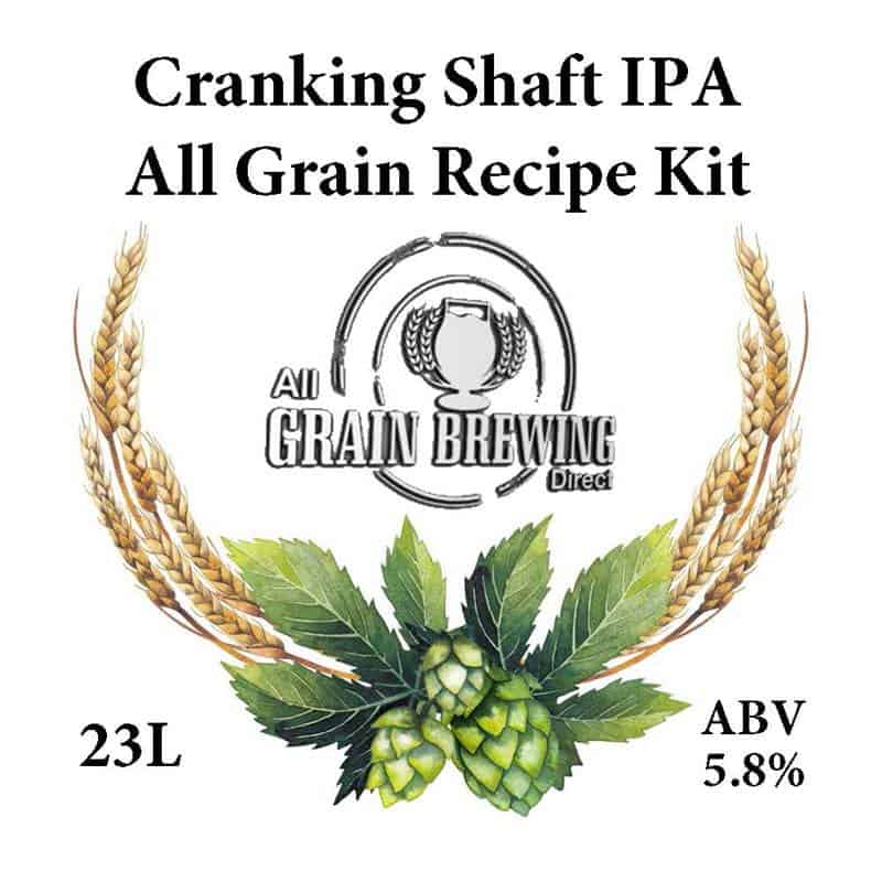 Bent's Poke Cranking Shaft IPA All Grain Recipe Kit 23L FREE FREIGHT