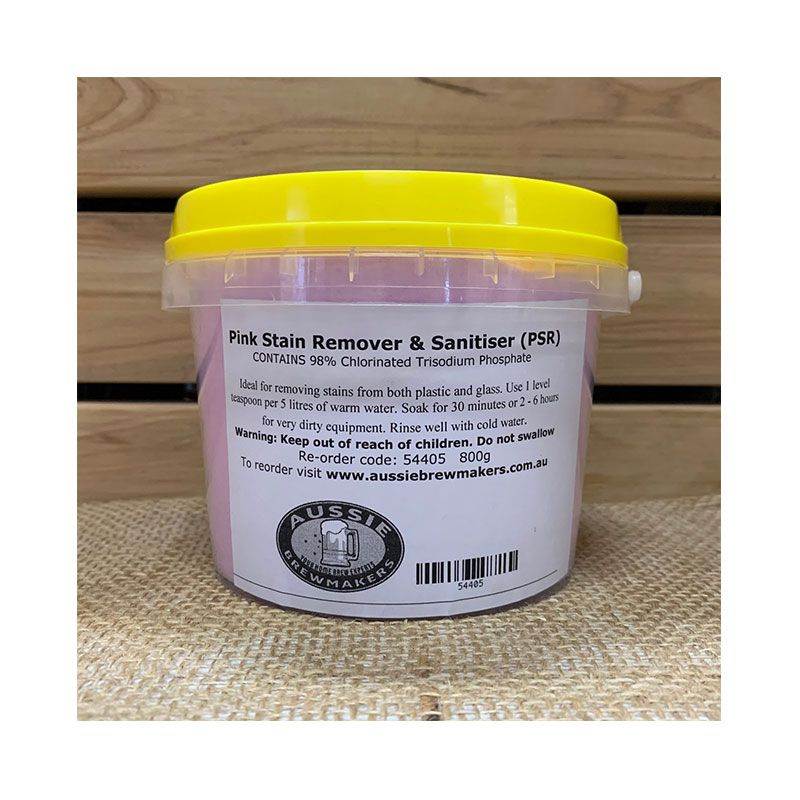 Pink Stain Remover And Sanitiser 800g (PSR) » Aussie Brewmakers