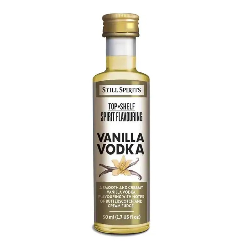 Top Shelf Vanilla Vodka » Aussie Brewmakers