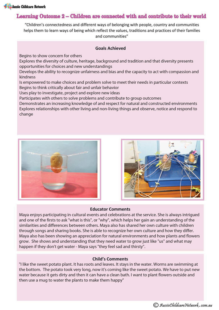 Report of Achievements Aussie Childcare Network