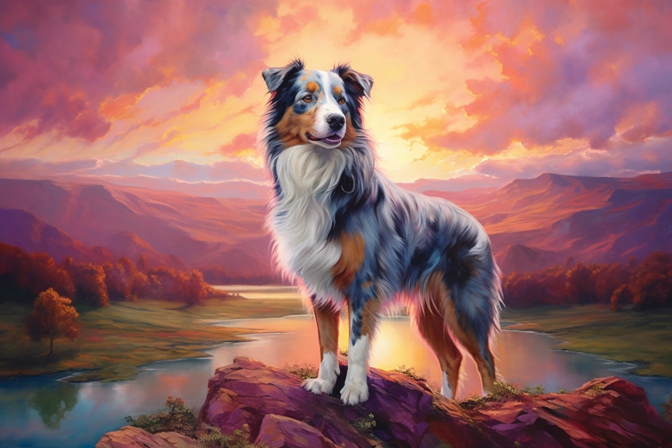 The Colorful World of Australian Shepherds A Look into Their Unique