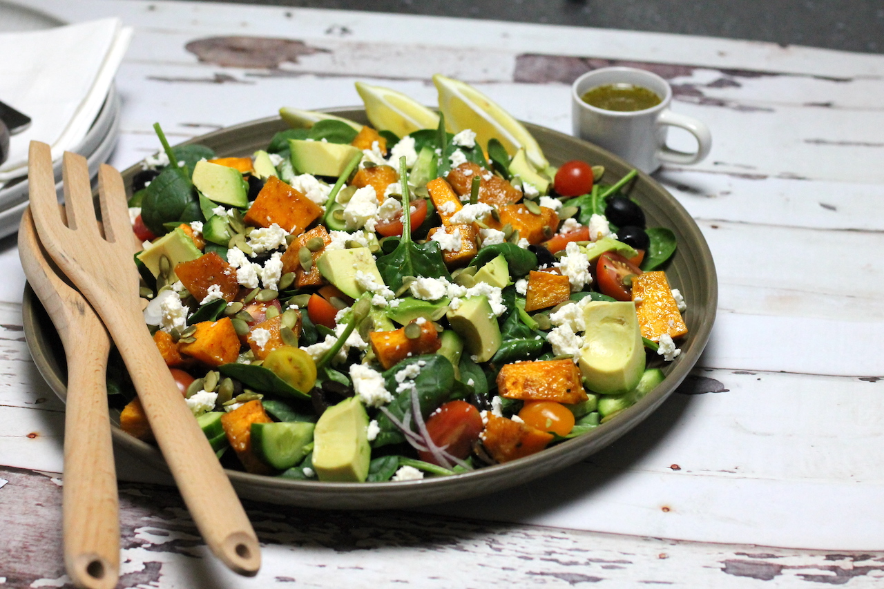 Keto Pumpkin and Feta Salad Aussie Keto Queen