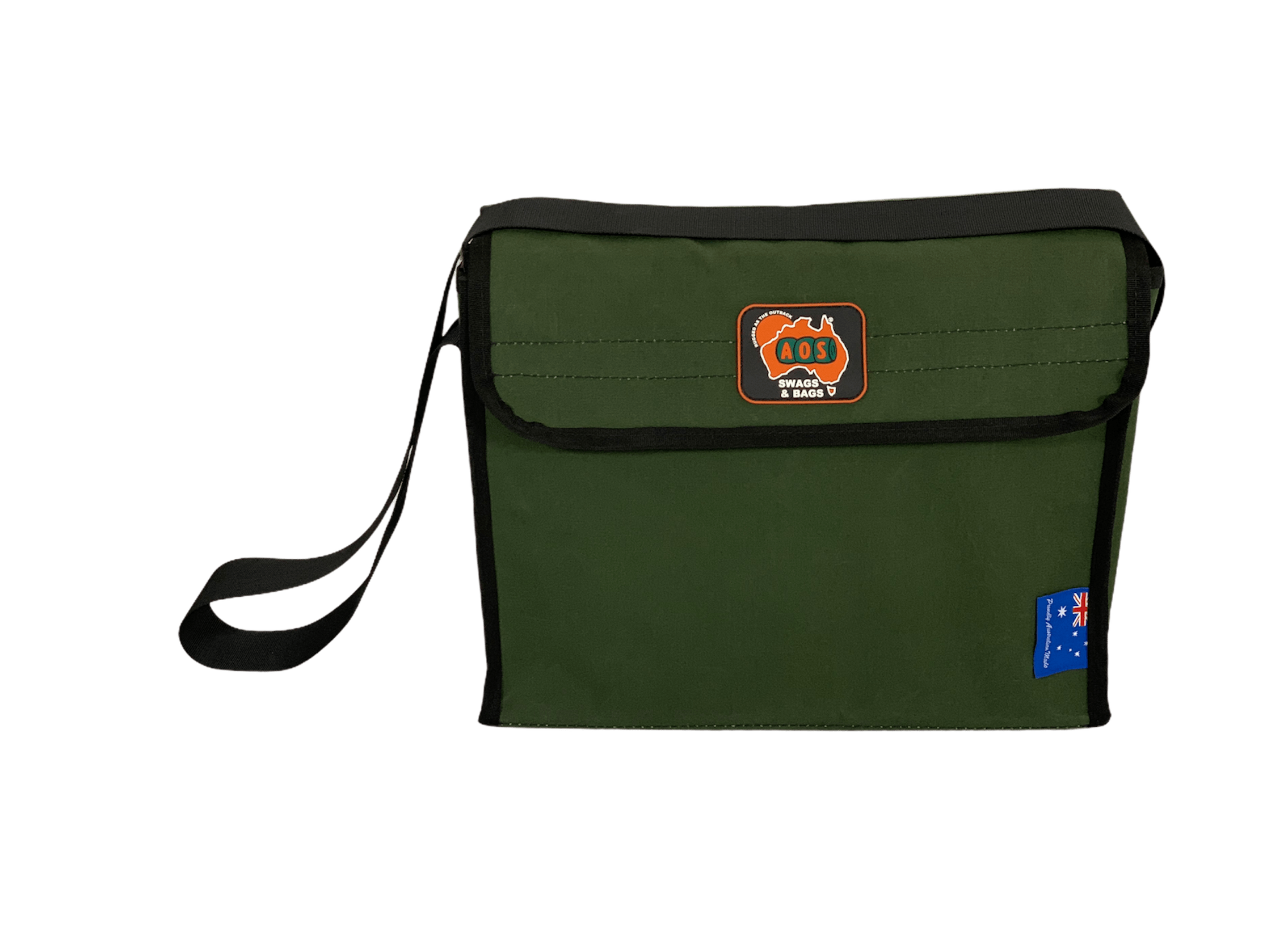 AOS Australian Made Canvas Tool Bag Crib Bag Shoulder Bag Triple Layer