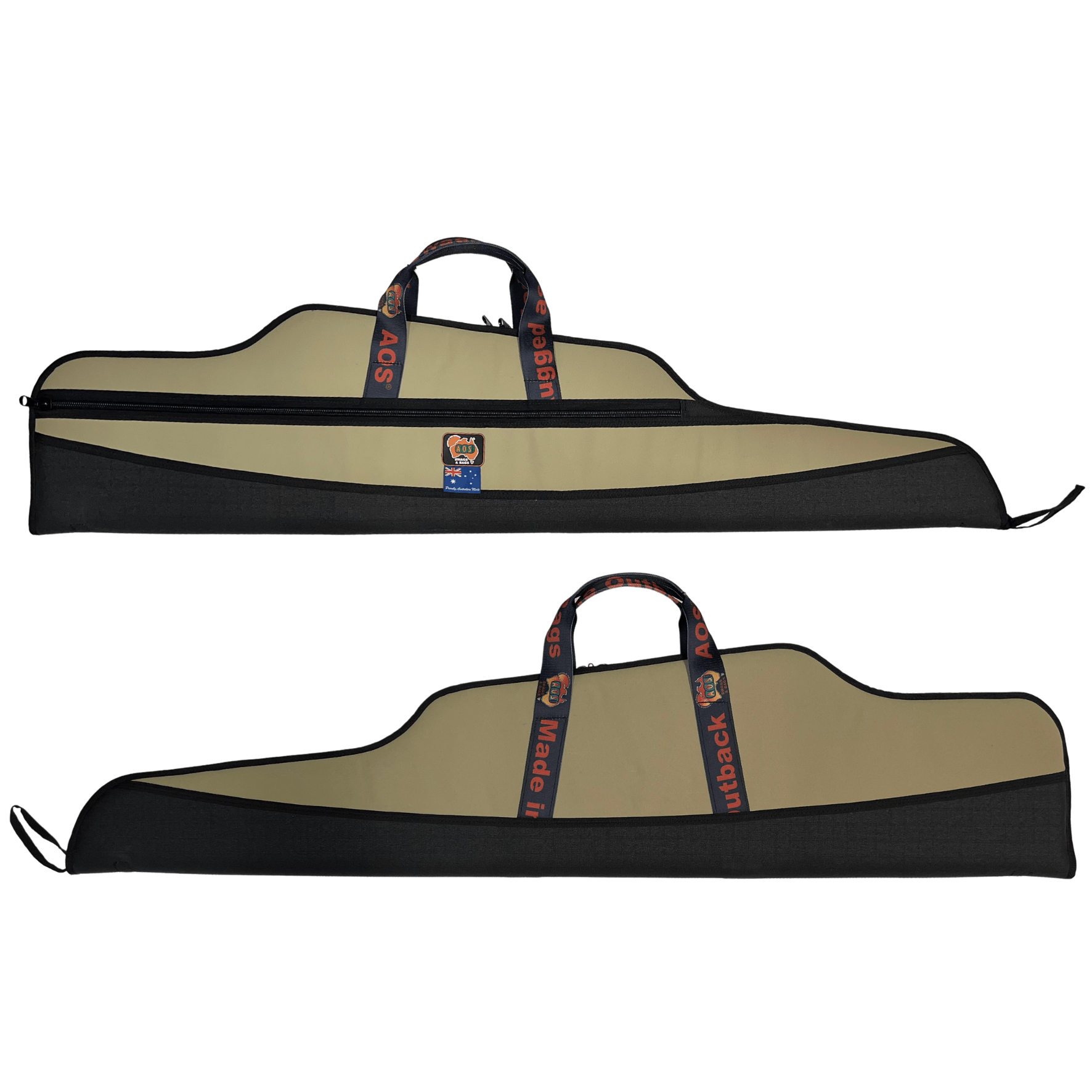 AOS Australian Made Old School Canvas Rifle Bag Heavy Padded Scoped