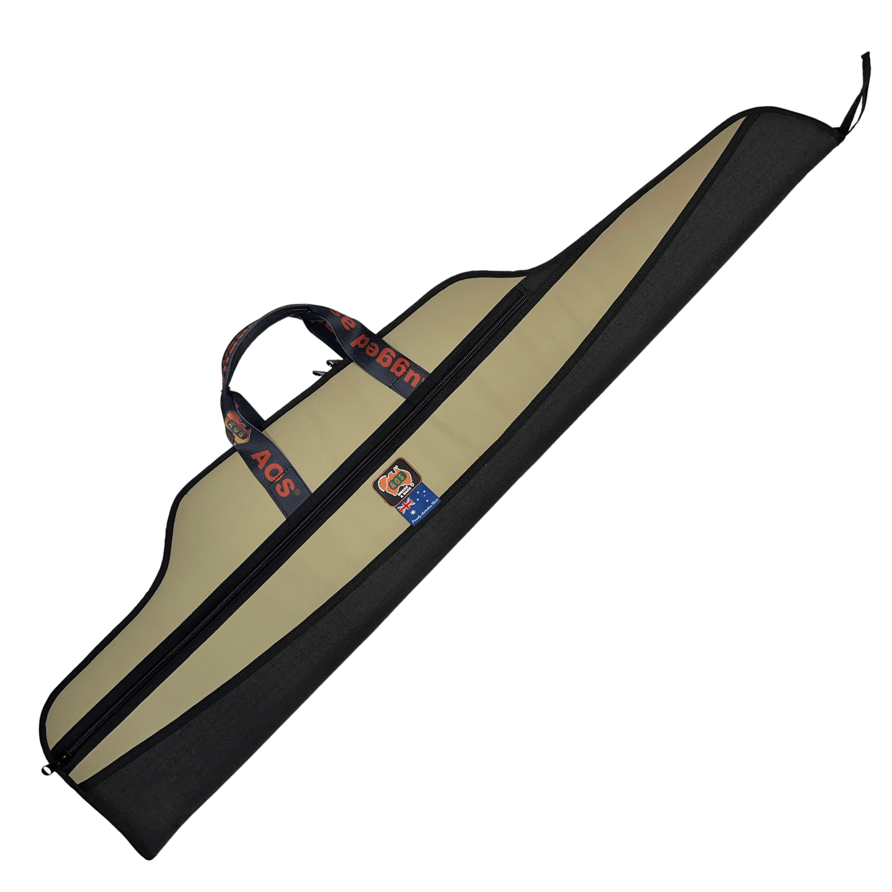 AOS Australian Made Old School Canvas Rifle Bag Heavy Padded Scoped