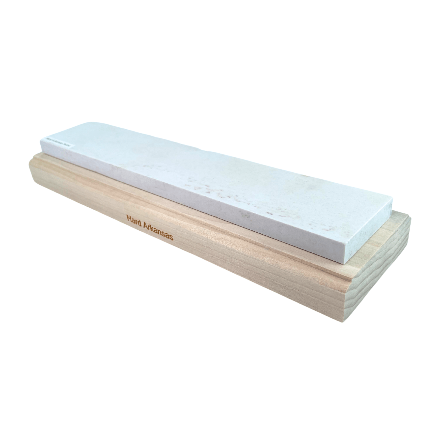 RH Preyda Wood Block Mounted Hard Arkansas Oil Stone 8001,000 grit