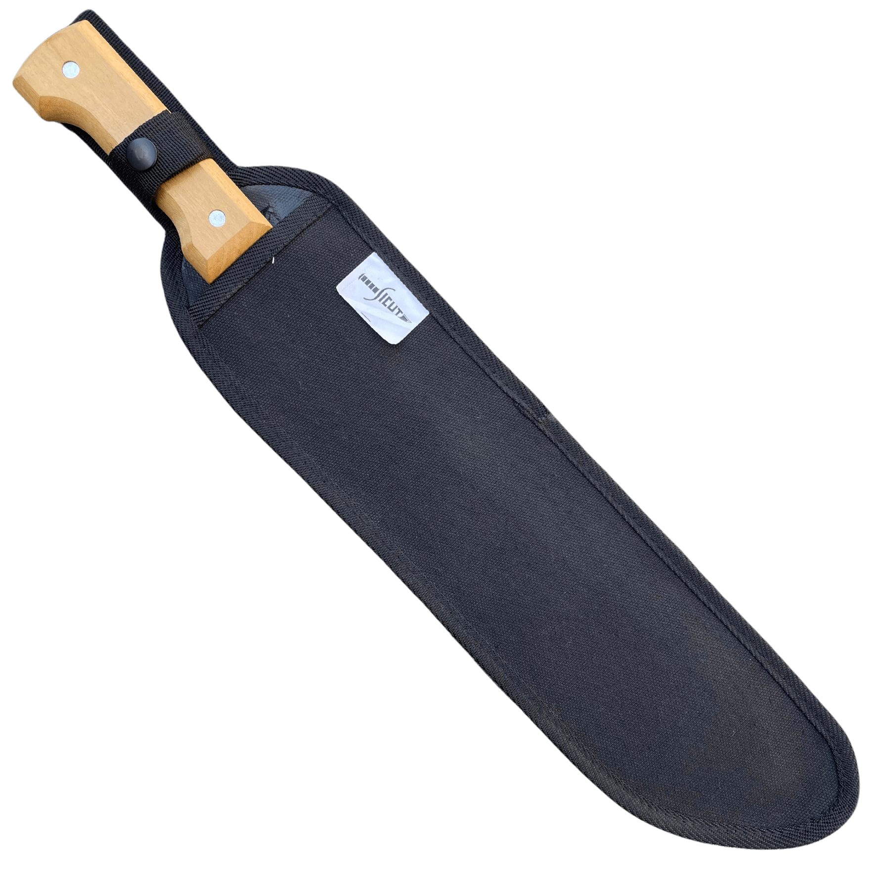 Tramontina 14" Bolo Machete with Canvas Sheath, Belt Loop Aussie