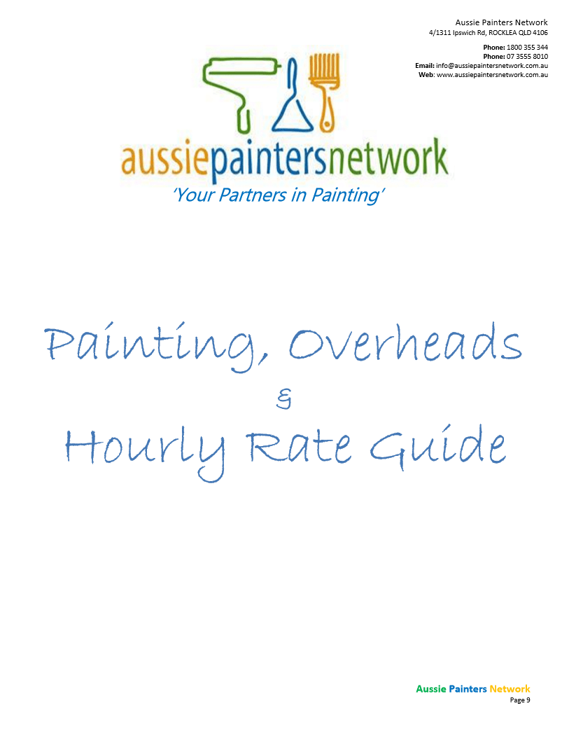 Estimating Guides Aussie Painters Network