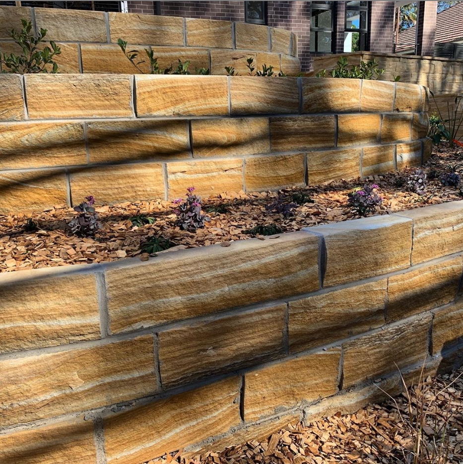 Stone Garden Edging Natural Stone Bricks Landscaping Stones