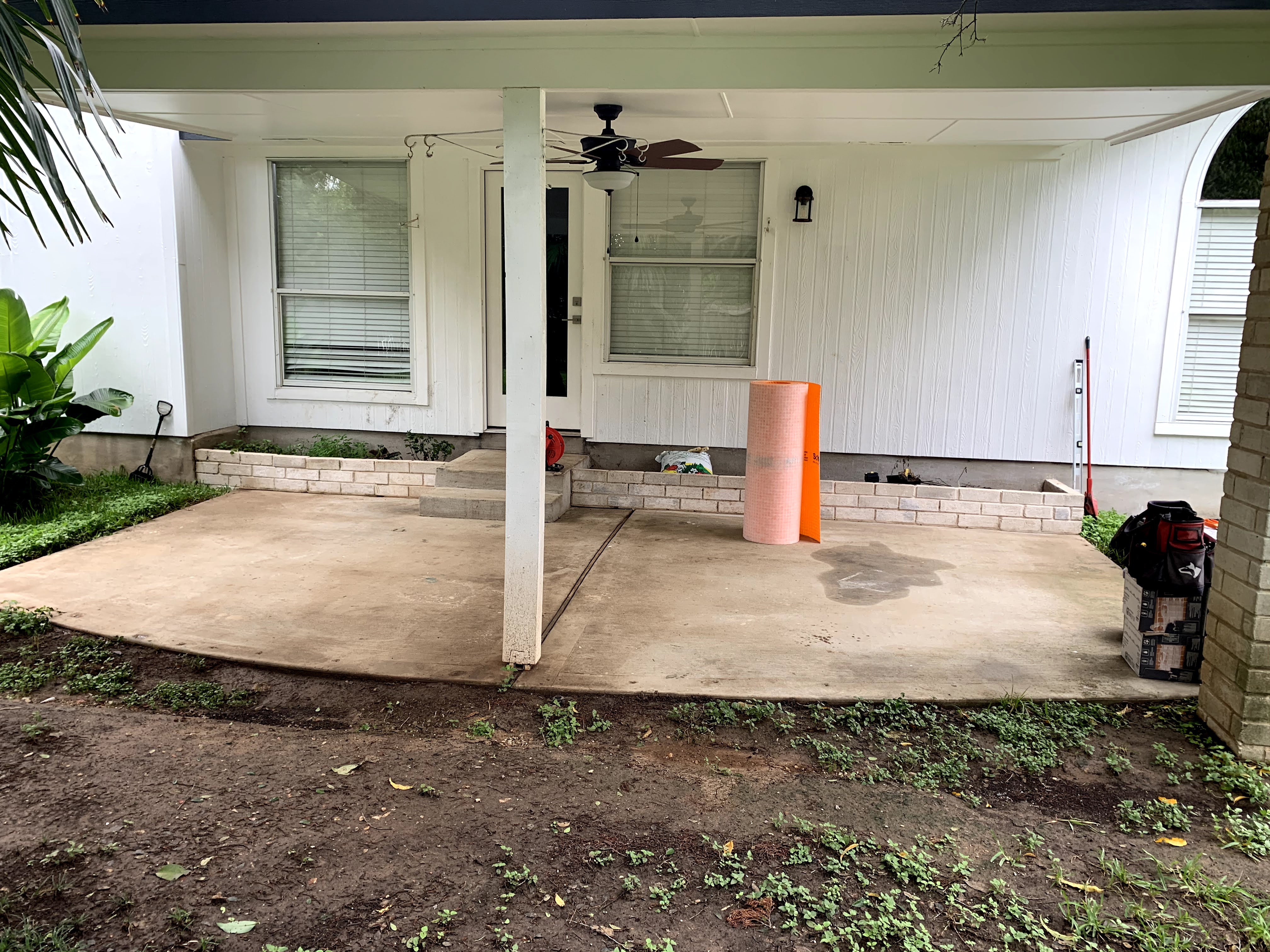 How to Tile a Patio Art Tile & Renovation