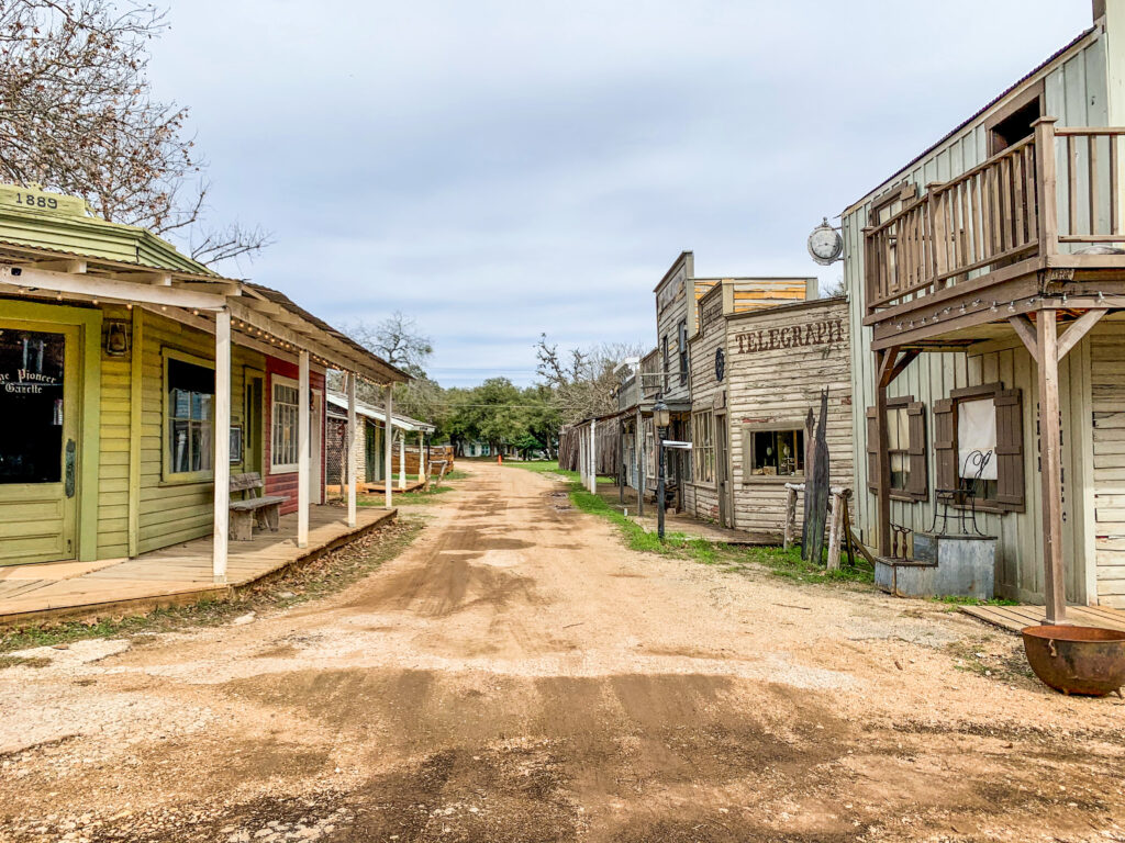 Daycation Idea Road Trip to Pioneer Town in Wimberley