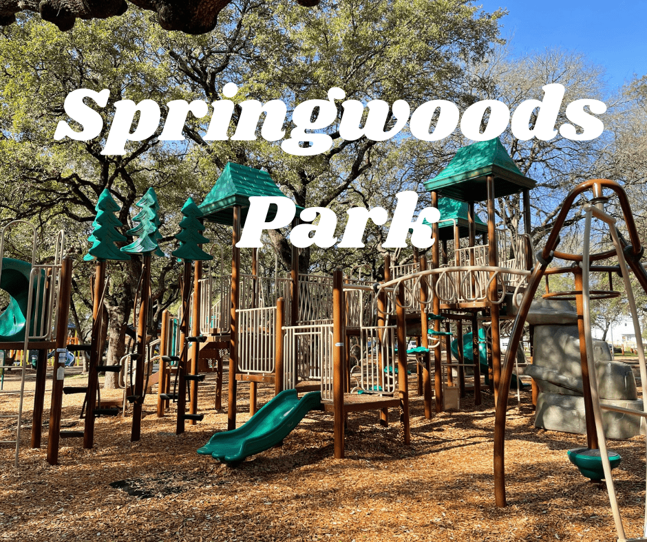 Springwoods Park in Austin is TreeMendous Fun Austin Fun for Kids
