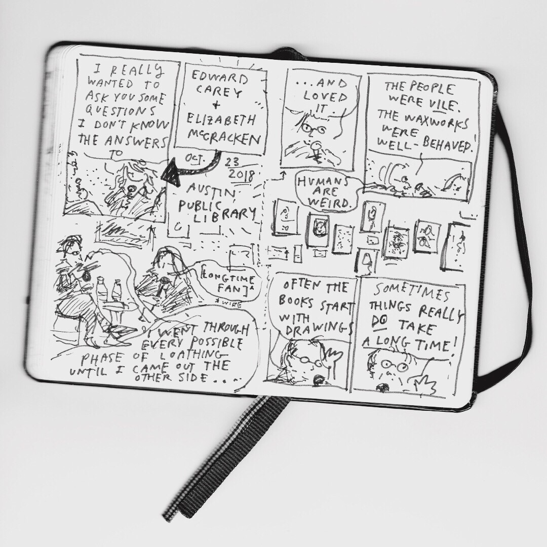 Edward Carey at Austin Public Library