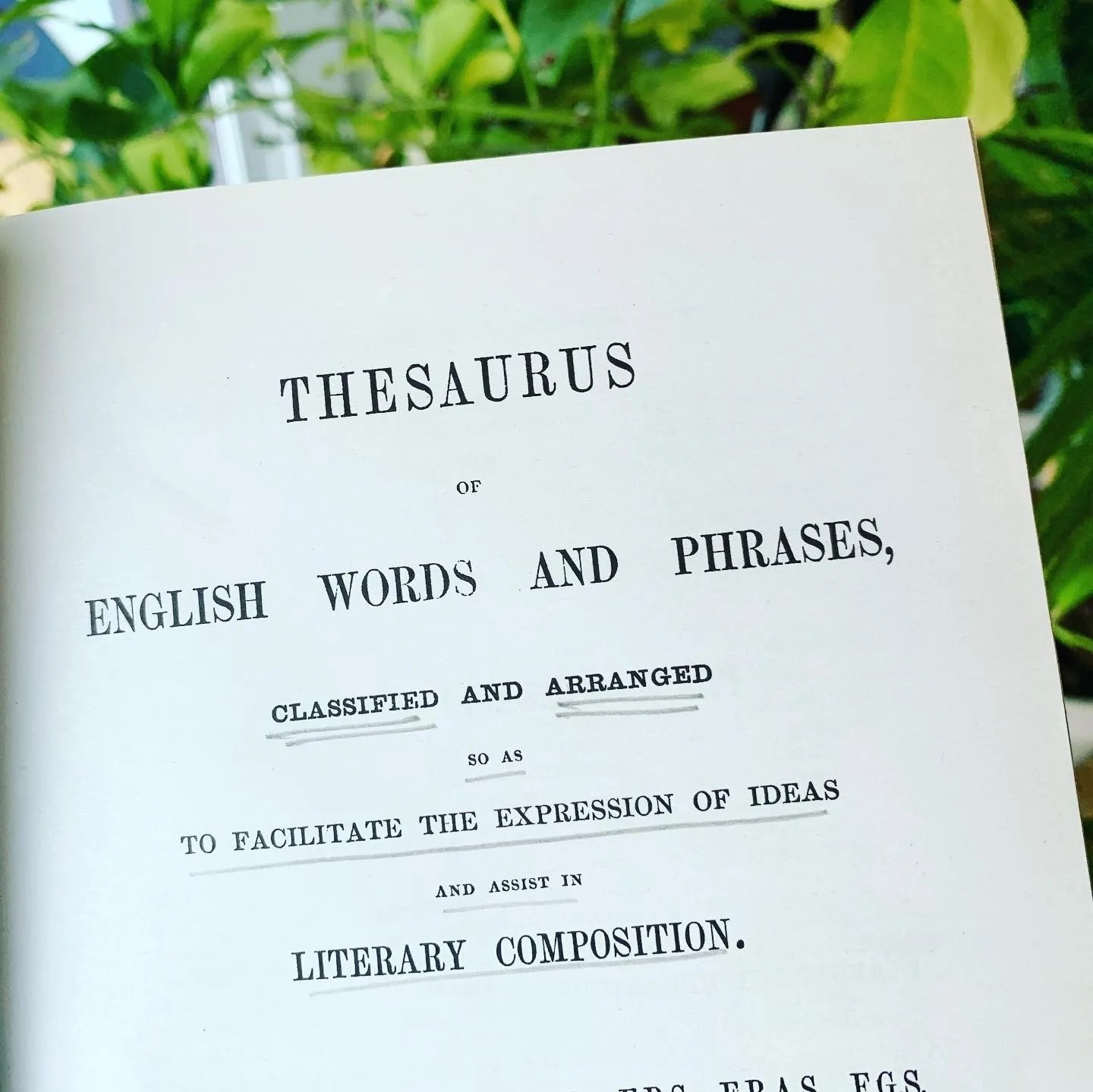 Roget’s Thesaurus A library of words Austin Kleon