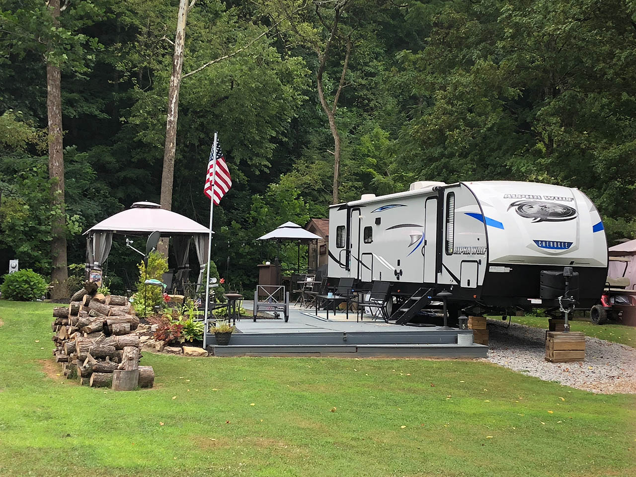 Seasonal Camping Sites in Ohio at Austin Lake Park Austin Lake Park