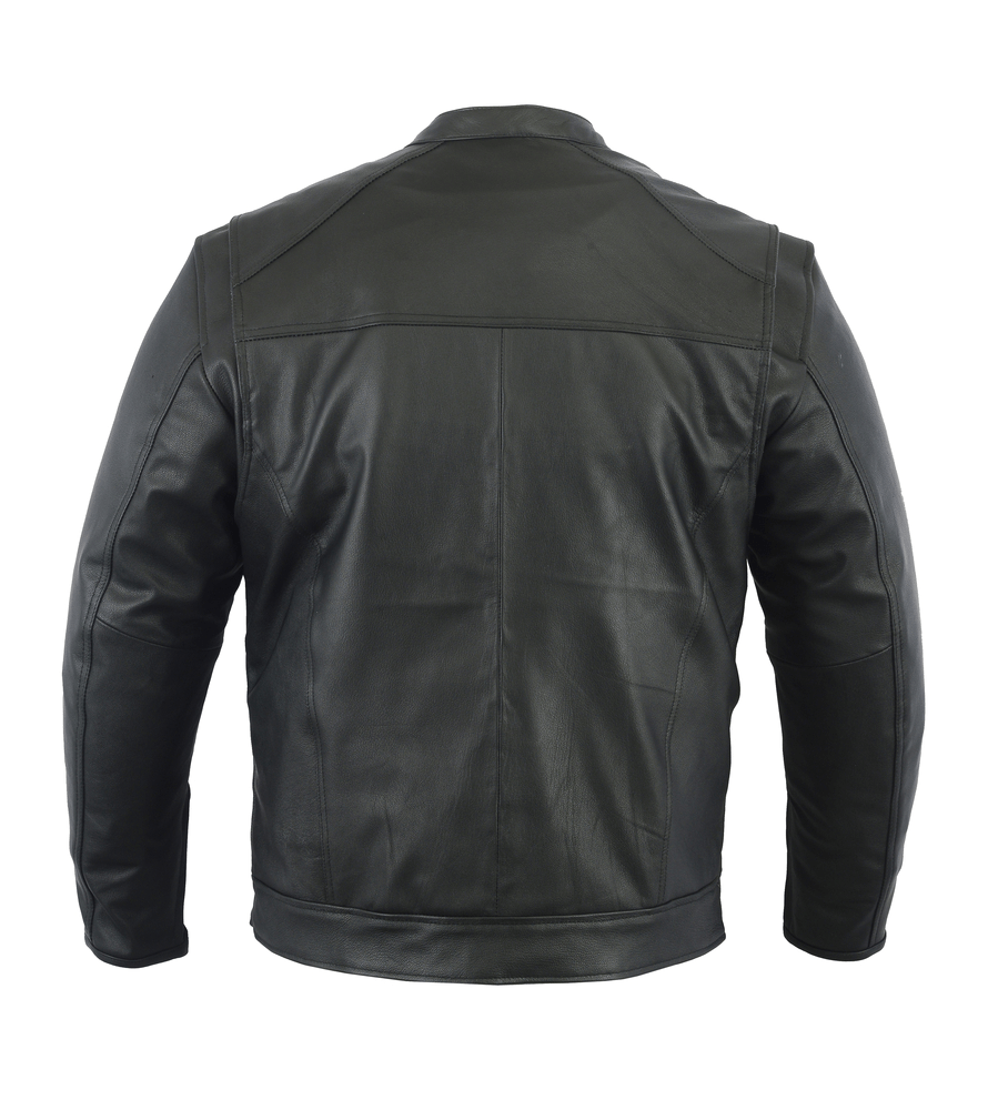 MOTORCYCLE MEN'S CRUISER JACKET Austin Leather
