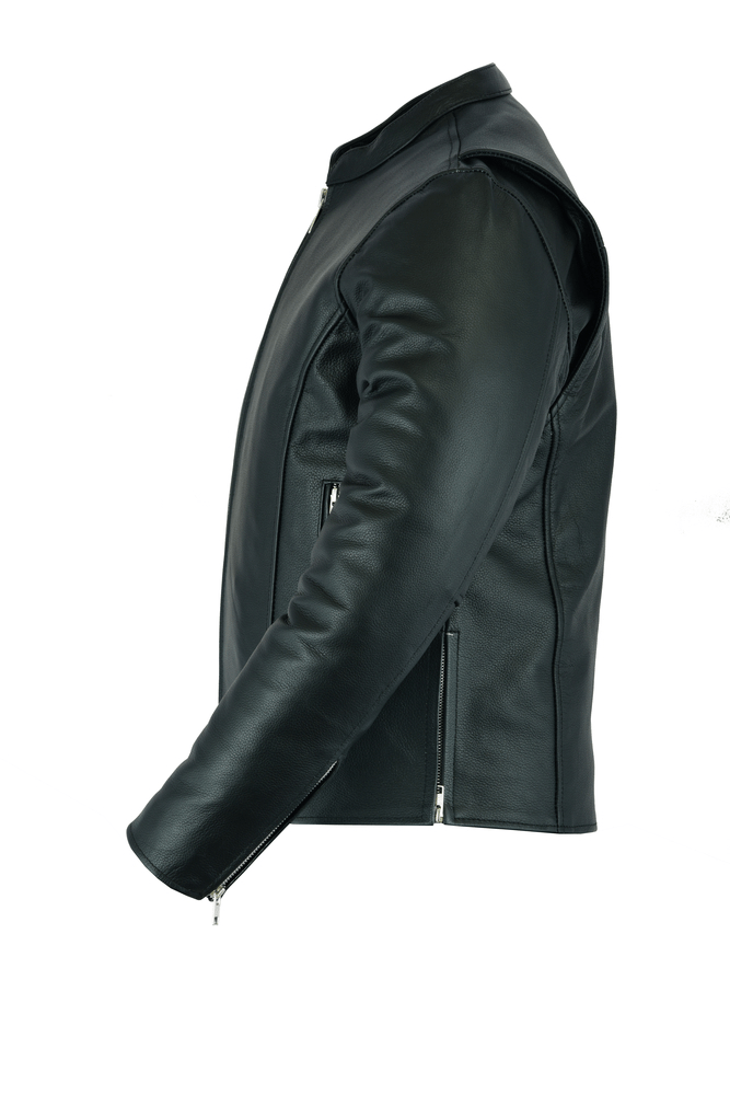 MOTORCYCLE MEN'S CLASSIC SCOOTER JACKET Austin Leather
