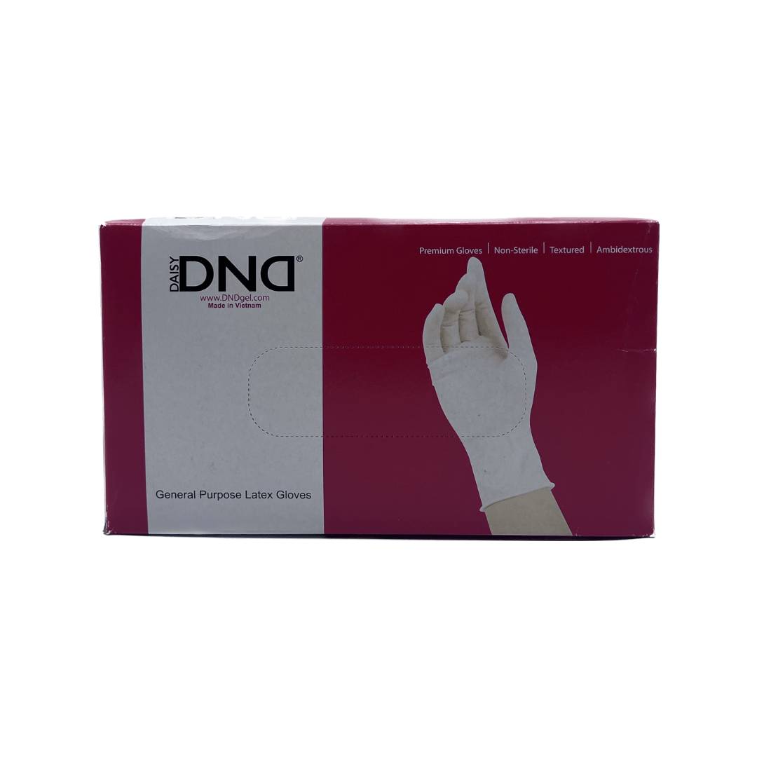 DND General Purpose Latex Disposable Gloves (Various sizes) (Bulk