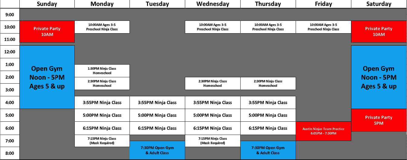 Home Austin Ninjas Austin Obstacle Course Training and Classes